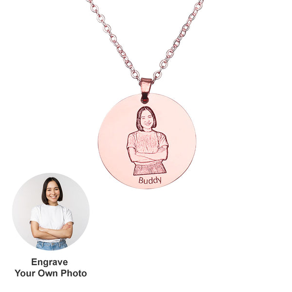 Custom Image Memorial Necklace