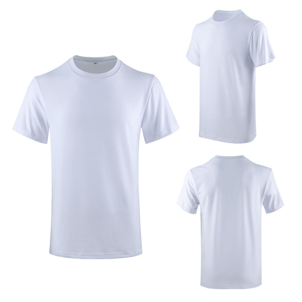5pcs Pack Blank Polyester T-shirt for Sublimation Printing