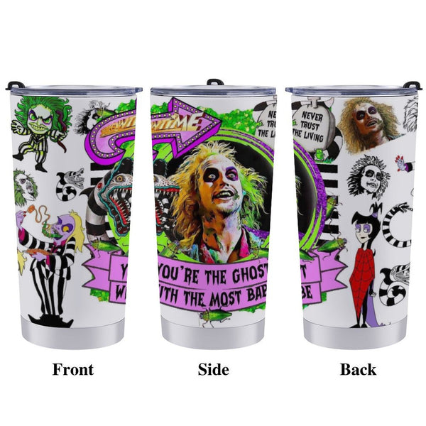 POD 20oz Travel Coffee Mug with Straw And Brush Customized Design 20oz Tumbler